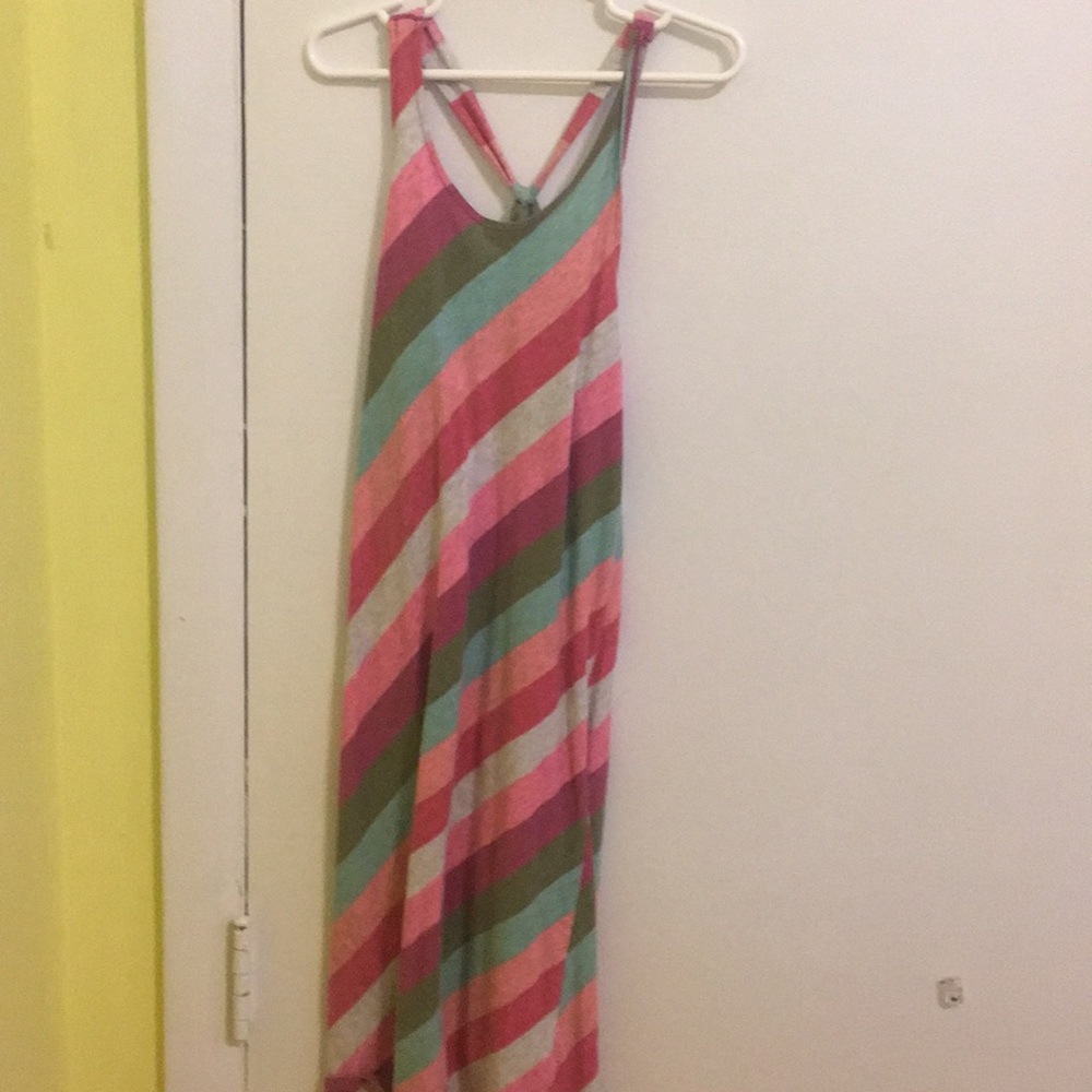 Striped colorful dress